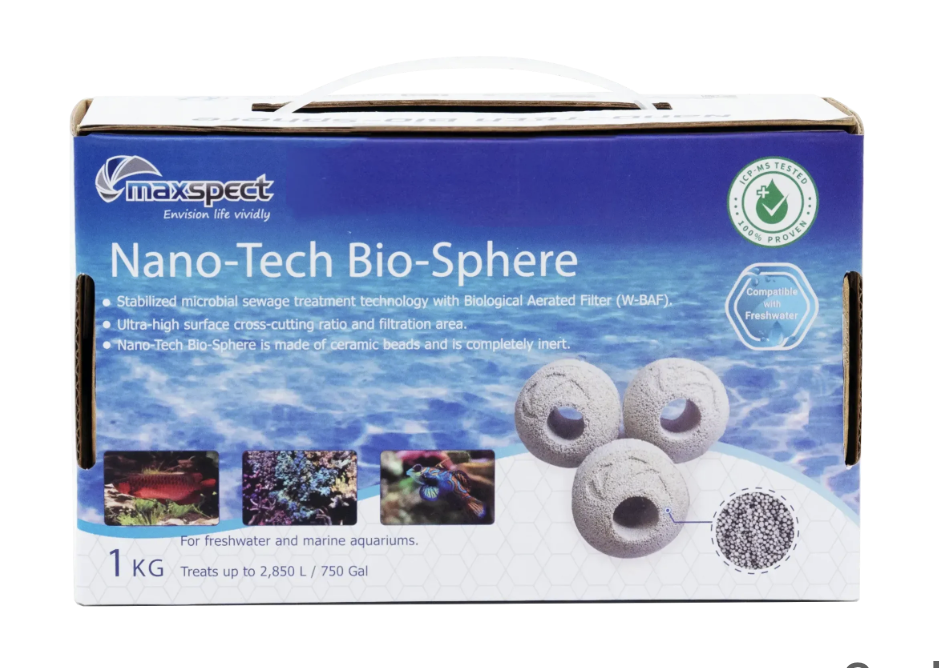 VẬT LIỆU LỌC Maxspect NANO-TECH BIO-SPHERE (1 KG)