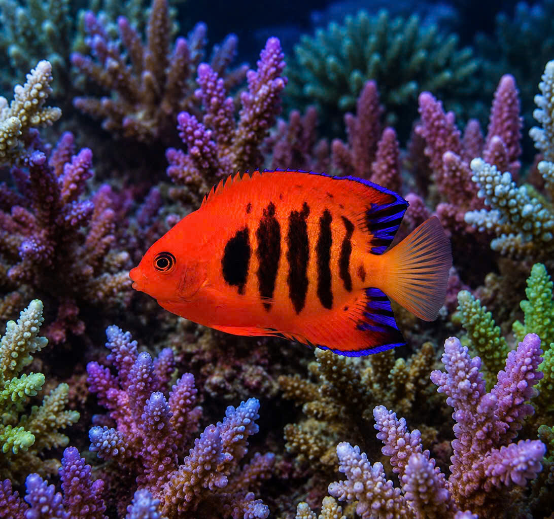 CÁ THIÊN THẦN LỬA  (FLAME ANGELFISH)