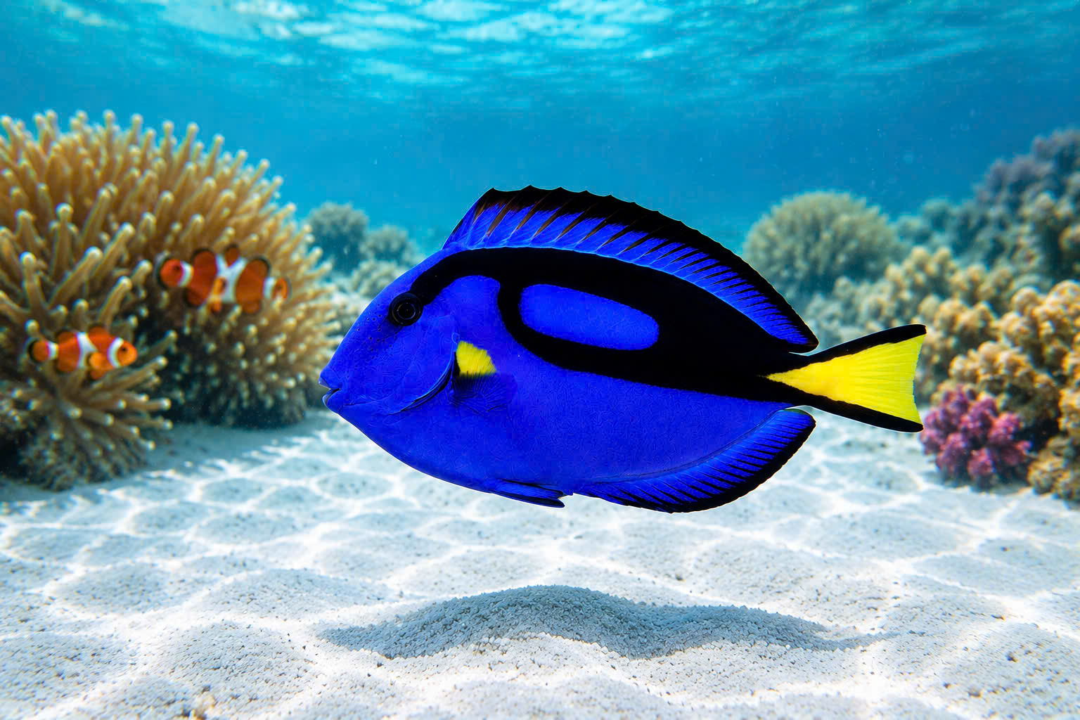 CÁ NẺ XANH DORY (BLUE TANG)