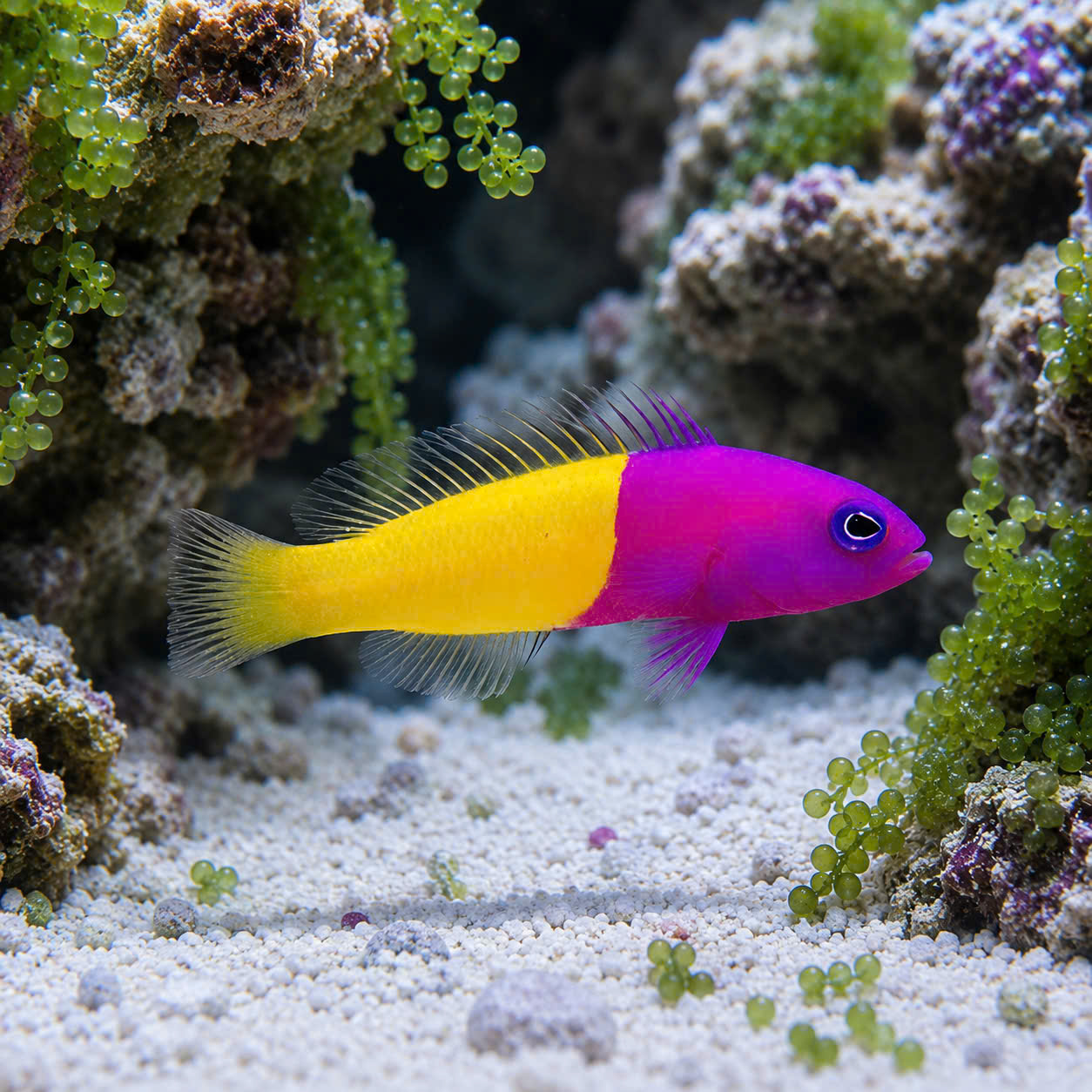 CÁ BỐNG HAI MÀU  (BICOLOR DOTTYBACK)